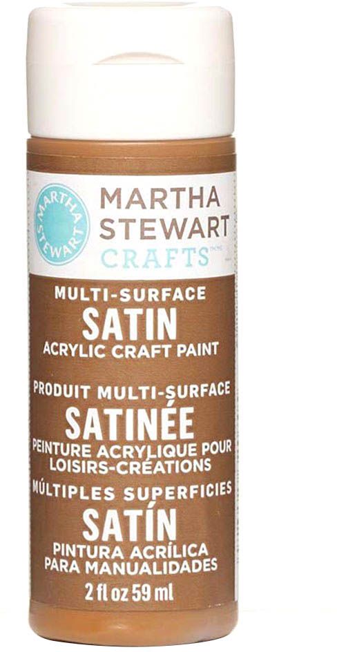Martha Stewart Multi Surface Paint Satin 2 Oz. Chestnut Brown - Al Masam Stationery LLC