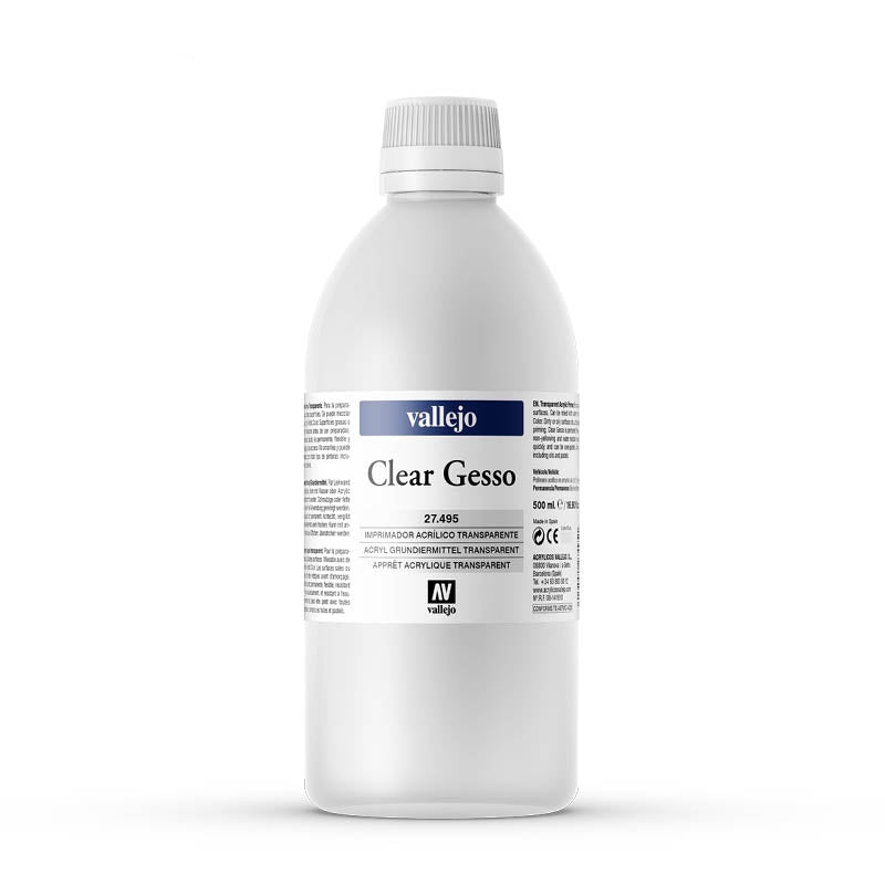 VALLEJO CLEAR GESSO 495-500ML - Al Masam Stationery LLC