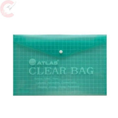 Atlas Document Bag F/S Green - Al Masam Stationery LLC