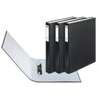Clipp 2 Ring Binder D type A4 Black - Al Masam Stationery LLC