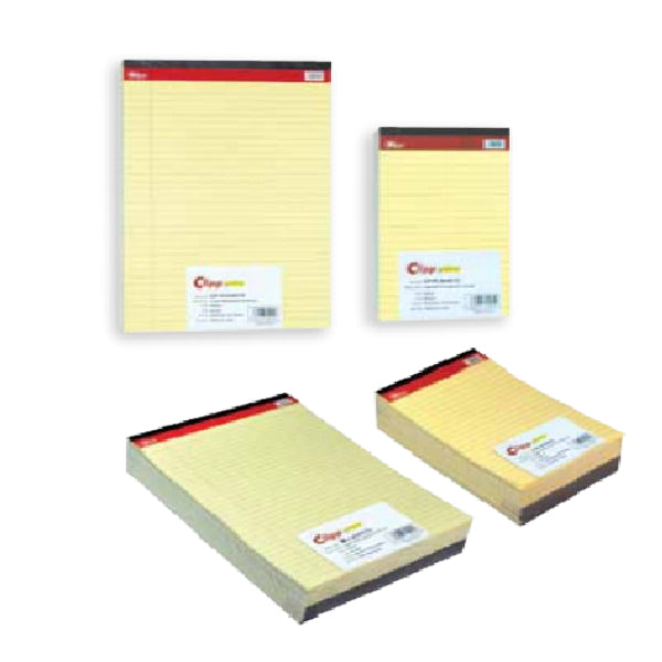 Clipp Writting Legal Pad A4 40sheet White - Al Masam Stationery LLC Main image