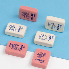 Soft synthetic rubber eraser 445 printed with children's designs - Al Masam Stationery LLC