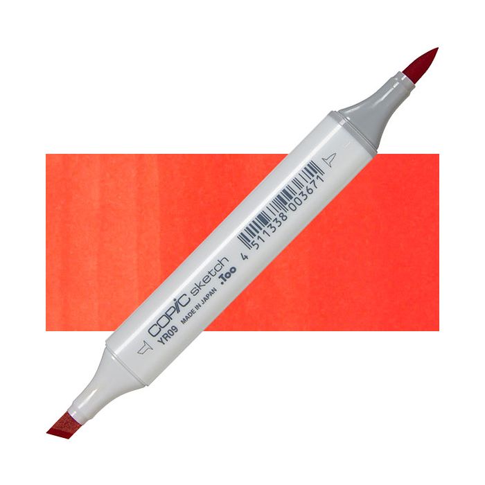 Yr09 Chinese Orange Sketch Marker - Al Masam Stationery LLC