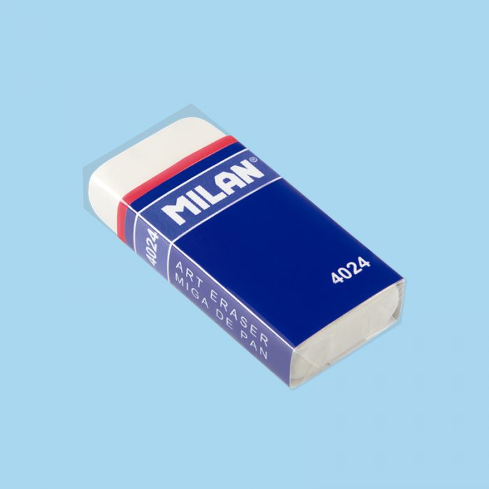 Flexible soft synthetic rubber eraser 4024 (with carton sleeve and wrapped) - Al Masam Stationery LLC Main image
