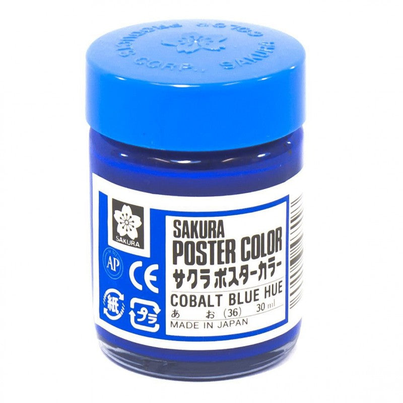 SAKURA POSTER COLOURS COBALT BLUE - Al Masam Stationery LLC