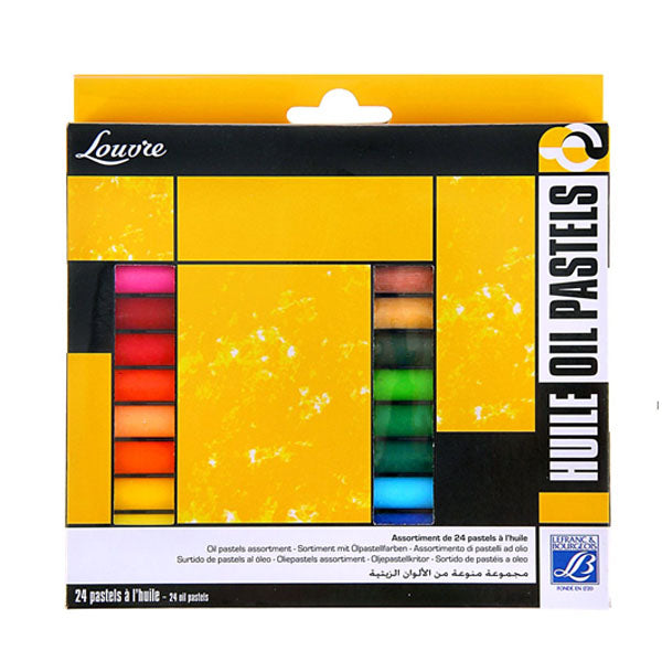 24 LOUVRE OIL PASTEL - Al Masam Stationery LLC Main image