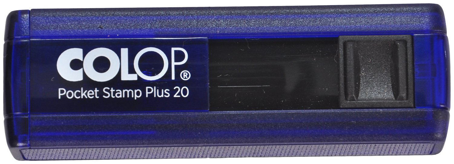 COLOP Pocket Stamp Plus 20 Indigo, pad blue - Al Masam Stationery LLC Main image