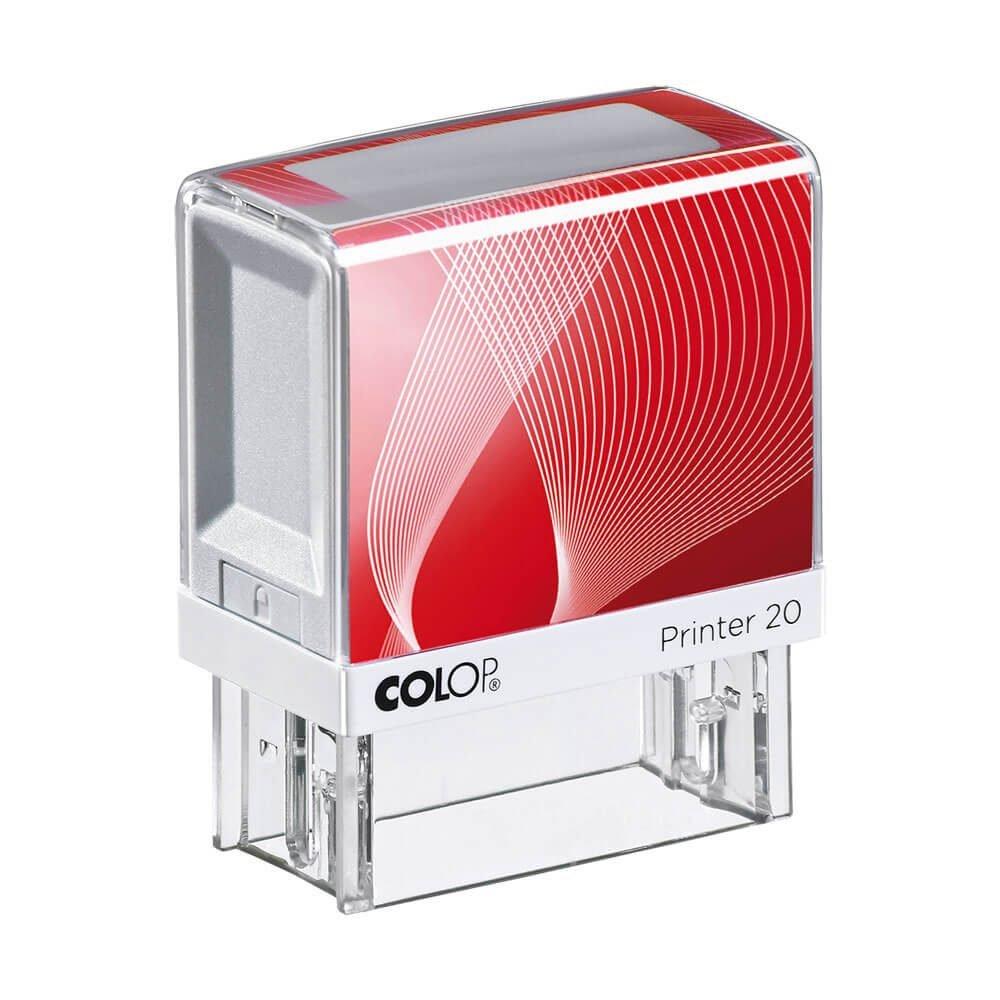 COLOP Printer 20 L04 PAID White / Red Stamp Main image