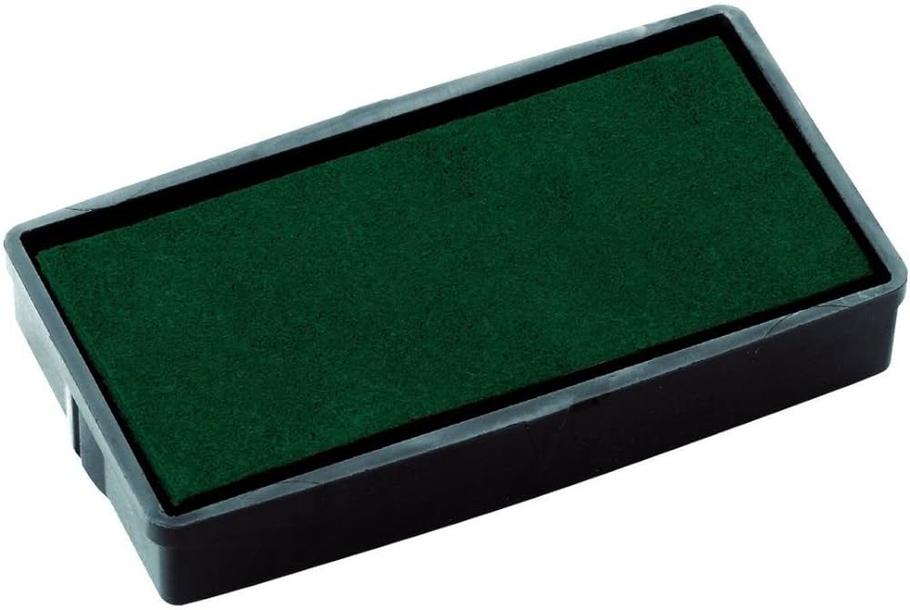 Elevate your stamping experience with the COLOP SPARE PAD FOR 15P GREEN. This durable and high-quality spare pad ensures crisp and clean imprints every time. With its perfect fit for the 15P GREEN model, it guarantees hassle-free replacements and consistent results. Upgrade your stamping game now.  Gives thousands of crisp clear impressions The high quality ink is document proof. Non-toxic and anti-dry out formula Main image