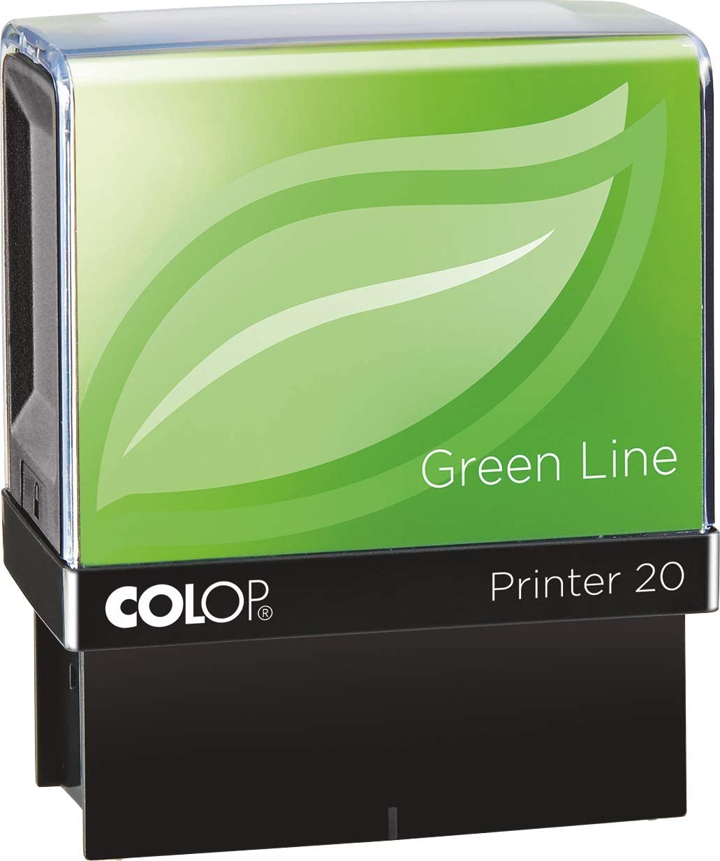 The COLOP STAMP AIRMAIL is a must-have for any mailing needs. This stamp features a sleek and efficient design that makes stamping a breeze. With its clear and precise impression, you'll save time and effort while ensuring your mail is marked with a professional touch.  Modern and practical design. Self-inking stamp with easy to replace ink pad Made from 70% recycled plastic Impression size: 38x14mm Thousands of clear impressions before the pad will need replacing Main image