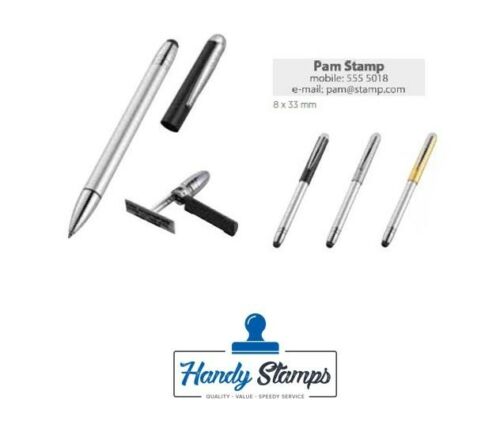 COLOP Pen Stamp - Alu Magnet champagne, dry pad, touch function - Al Masam Stationery LLC Main image