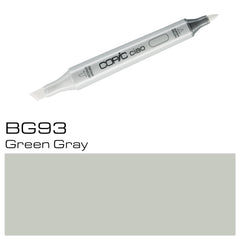 Experience the smooth, effortless strokes of the COPIC CIAO MARKER BG 93 GREEN GRAY. With its innovative design and high-quality ink, this marker allows for precise and detailed coloring. Achieve a natural and muted green-gray hue for your artwork with this versatile marker.