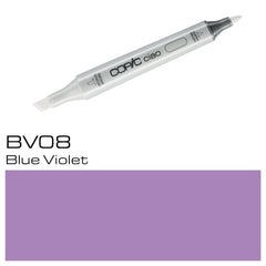 Introducing the COPIC CIAO MARKER BV 08 BLUE VIOLET - the perfect addition to any artist's collection. With its high-quality, alcohol-based ink and a wide range of colors, this marker offers smooth and vibrant strokes. Achieve precise and professional results with ease. Enhance your artwork now!