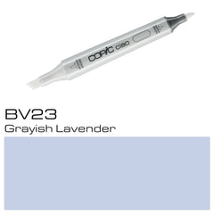 This COPIC CIAO MARKER in BV 23 Grayish Lavender offers rich, vibrant color for your artistic needs. With its dual-tipped design and smooth, consistent ink flow, it's the perfect tool for professional artists and beginners alike. Let your creativity flow with this versatile and high-quality marker.