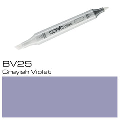 This COPIC CIAO MARKER BV25 GRAYISH VIOLET combines high-quality pigments with a flexible brush tip for precise and vibrant coloring. The grayish violet color adds depth and dimension to any art project. With its alcohol-based ink, this marker is ideal for professional artists and beginners alike.