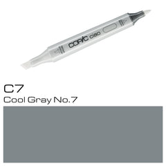 This COPIC CIAO MARKER C 7 COOL GREY is a versatile tool for artists and designers. The cool grey color is perfect for adding depth and dimension to illustrations, while the marker's high-quality ink ensures smooth and precise lines. With its wide range of uses, this marker is a must-have for any creative professional.\\