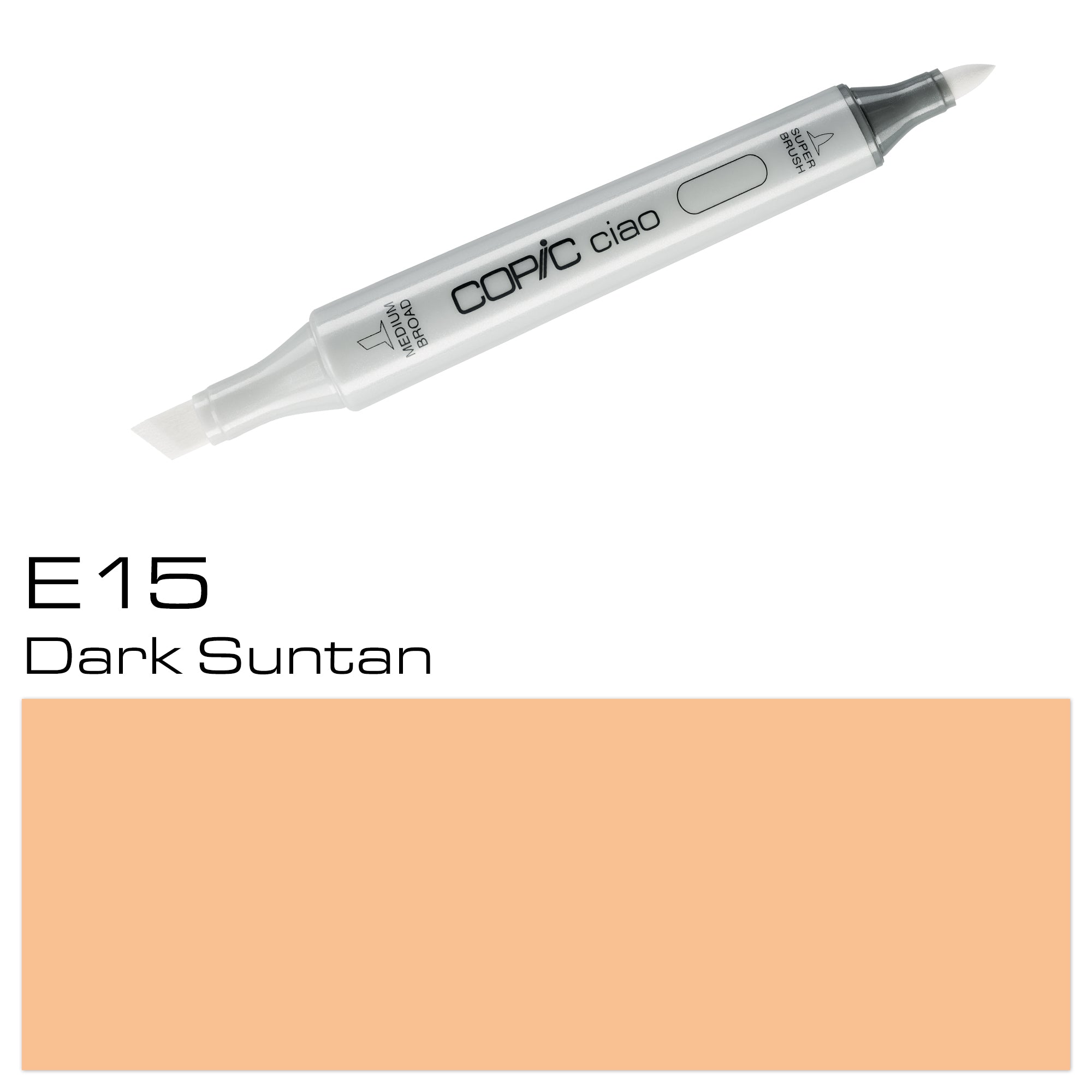 COPIC CIAO MARKER E15 DARK SUNTAN