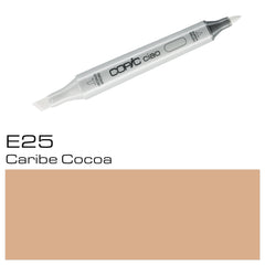 This COPIC CIAO MARKER E25 CARIBE COCOA is perfect for creating precise, lifelike strokes with rich color. With a wide range of shades and a durable brush tip, this marker is a must-have for any artist or crafter. Its refillable design also makes it a sustainable choice for long-term use.