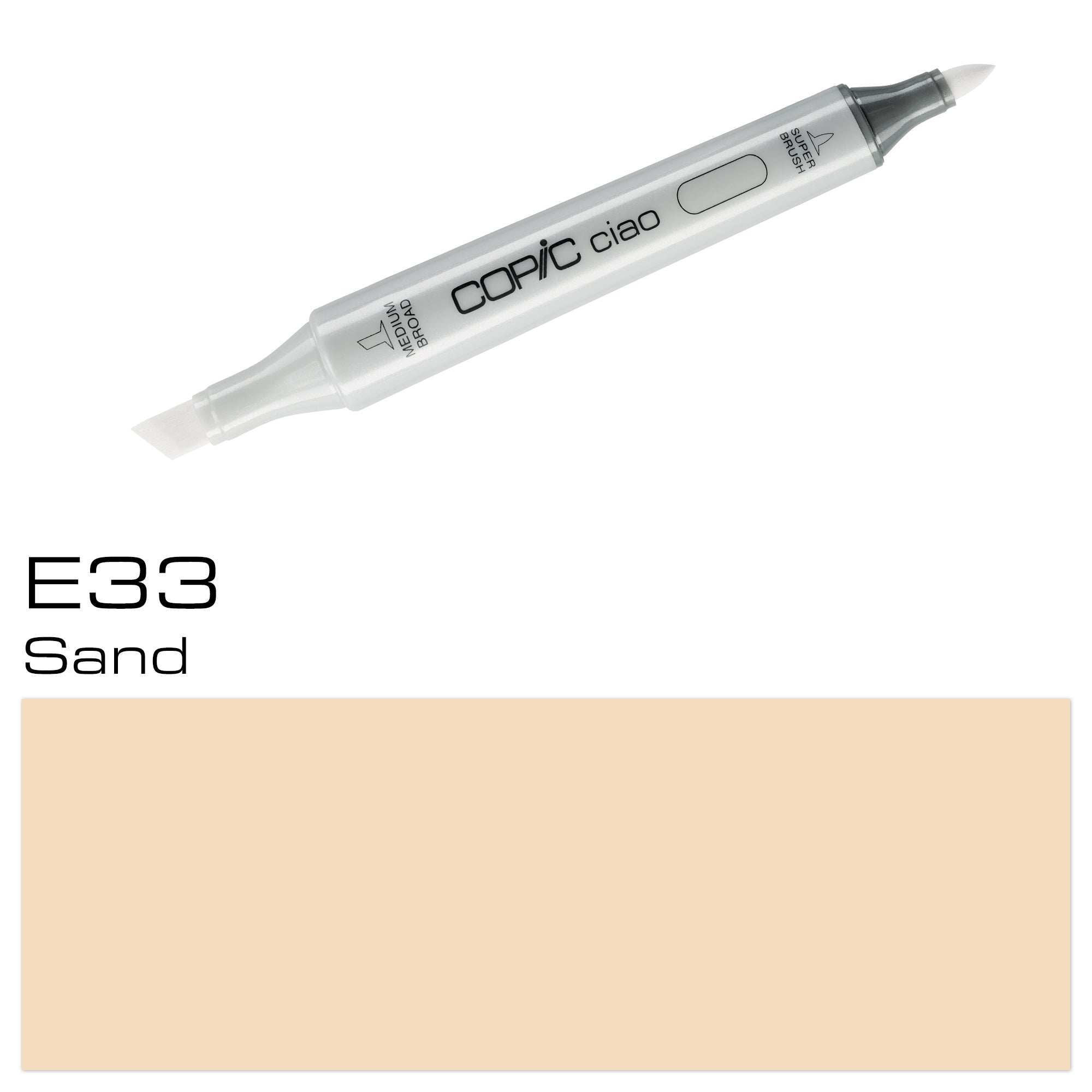 Copic Ciao Marker E 33 Sand - Al Masam Stationery LLC