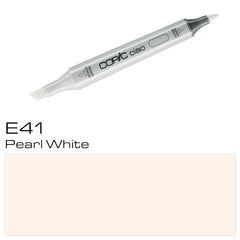 Introducing the COPIC CIAO MARKER E41 PEARL WHITE - the perfect addition to your art supplies. With its high-quality pigment and smooth, consistent flow, this marker will bring a beautiful pearlescent finish to your artwork. Its water-based ink allows for seamless blending and layering. Elevate your artwork to the next level with this versatile and professional marker.