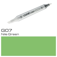 The COPIC Ciao Marker G 07 Nile Green is a versatile tool for artists and designers. With its vibrant, alcohol-based ink, it provides smooth and consistent coverage. Perfect for blending and layering, this marker offers a wide range of possibilities for creating eye-catching illustrations and designs. Enhance your artwork with the bold and rich tones of Nile Green.