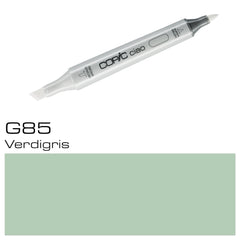 Upgrade your art supplies with the COPIC CIAO MARKER G 85 VERDIGRIS. Made with precision and expertise, this marker boasts a vibrant verdigris color that will add depth and dimension to your artwork. Its special formulation and fine tip ensure flawless coverage and smooth application. Take your art to the next level with this top-of-the-line marker.