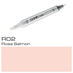 Discover the versatility of the COPIC CIAO MARKER R 02 FLESH. With a smooth and blendable formula, this marker allows for precise coloring and shading. Perfect for artists and designers, it offers richly pigmented color and a comfortable grip for effortless use.