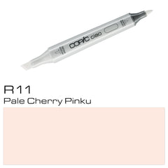 The COPIC CIAO MARKER R 11 in Pale Cherry Pink offers vibrant and smooth coloring capabilities. With its dual-tip design and refillable features, this marker is perfect for creating stunning illustrations and designs. Boost your creativity and unleash the full potential of your artwork with this high-quality marker.