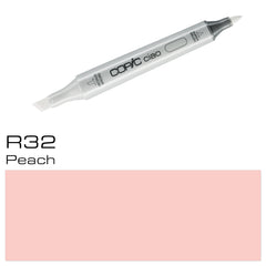 The COPIC CIAO MARKER R 32 PEACH is a highly versatile marker that delivers exceptional color accuracy and precision. Its fine tip and refillable ink make it perfect for creating detailed illustrations and designs. With a wide selection of vibrant colors, this marker is an essential tool for any artist or designer looking to elevate their work.