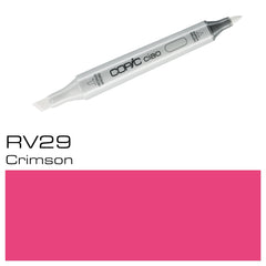 Introducing the COPIC CIAO MARKER RV 29 CRIMSON - the perfect tool for artists and designers. With its vibrant color and versatile design, this marker is sure to bring your creations to life. The alcohol-based ink allows for smooth blending and the broad brush tip makes it easy to cover large areas. Elevate your work with the COPIC CIAO MARKER RV 29 CRIMSON.