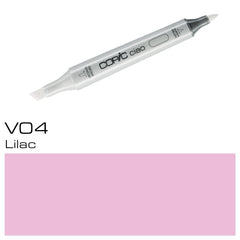 Introducing the COPIC CIAO MARKER V 04 LILAC, a must-have tool for any artist or crafter. With its vibrant and long-lasting pigment, this marker delivers stunning color and precision for all your creative projects. The versatile chisel and brush tip allow for both fine details and bold strokes. Experience the professional quality of COPIC today.