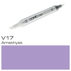 Create beautiful, vibrant designs with the COPIC CIAO MARKER V 17 AMETHYST. This high-quality marker features a unique amethyst color that is perfect for adding a touch of elegance to any project. With its precise and long-lasting ink, this marker is a must-have for artists, crafters, and professionals alike.