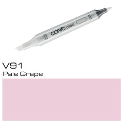 The COPIC CIAO MARKER V 91 PALE GRAPE is a high-quality marker designed for precision and versatility. Its permanent, alcohol-based ink dries quickly and allows for smooth, streak-free coverage. Perfect for artists and professionals, this marker offers rich color and consistent performance, making it a must-have in any collection.