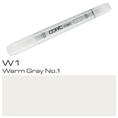 Introducing the COPIC CIAO MARKER in W 1 WARM GREY. This professional-grade marker boasts a warm grey color perfect for shading and adding depth to your artwork. Achieve smooth and precise strokes with its high-quality brush tip. Elevate your illustrations and designs with this essential tool.