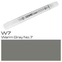 The COPIC CIAO MARKER W 7 in warm grey is a high-quality marker designed for expert use. With its precise and efficient application, it offers up to 7 shades of warm grey, allowing for precise shading and detailing. Perfect for artists and designers looking for professional results.