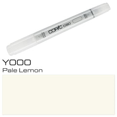 Experience the versatility and quality of the COPIC CIAO MARKER Y000 PALE LEMON. This alcohol-based marker is perfect for artists and designers, offering smooth and vibrant lines with its dual-tip design. Achieve professional results with its high-quality ink and ergonomic grip.