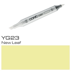 Discover a new level of precision and quality with the COPIC CIAO MARKER YG 23 NEW LEAF. Featuring a vibrant green hue and a versatile chisel tip, this marker is perfect for adding depth and dimension to your artwork. With reliable and consistent color, it's a must-have for any artist or designer.