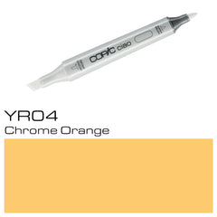 The COPIC CIAO MARKER YR 04 CHROME ORANGE is a must-have for artists and designers. With its high-quality ink and precise tip, it allows for smooth and vibrant strokes. Add a pop of rich chrome orange to your artwork with this versatile marker.