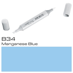 Copic Sketch Marker B34 Manganese Blue - Al Masam Stationery LLC