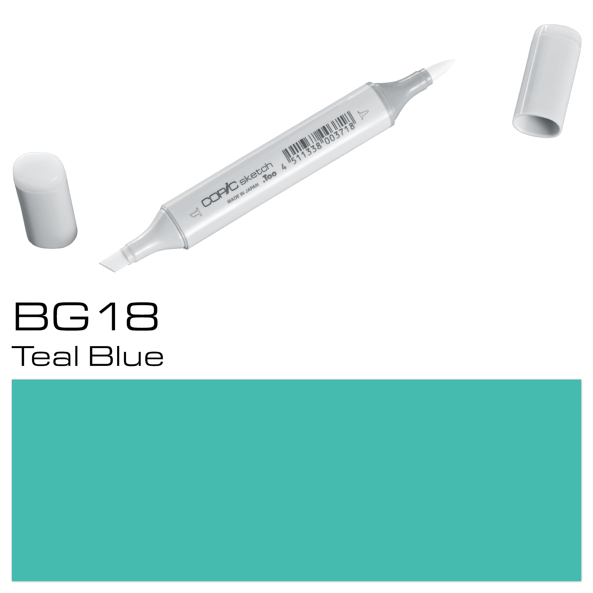 Bg18 Teal Blue Sketch Marker - Al Masam Stationery LLC