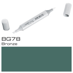 Expertly crafted with precision and quality, the COPIC SKETCH MARKER BG78 BRONZE is an essential tool for professional artists and designers. Its rich, metallic color brings depth and dimension to any piece, making your artwork stand out with its vibrant and long-lasting results. Elevate your creativity with this top-of-the-line marker.