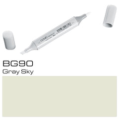 Discover the perfect balance of warm and cool tones with the COPIC SKETCH MARKER BG90 GRAY SKY. Its high-quality ink and flexible brush tip make it ideal for blending and shading, while its ergonomic design ensures a comfortable grip for precise detailing. Elevate your artwork with this essential marker.