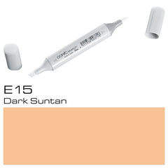 E15 Dark Suntan Sketch Marker - Al Masam Stationery LLC