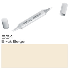 Copic Sketch Marker E31 Brick Beige - Al Masam Stationery LLC