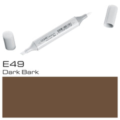 Copic Sketch Marker E49 Dark Bark - Al Masam Stationery LLC