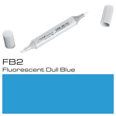 Copic Sketch Marker Fb2 Fluorescent Dull Blue - Al Masam Stationery LLC