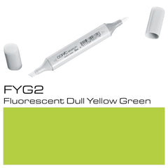 Get creative with the COPIC SKETCH MARKER FYG2 FLUORESCENT DULL YELLOW GREEN. This vibrant and unique marker offers a dull yellow green shade, perfect for achieving subtle pops of color in your artwork. Plus, its fluorescent properties add a stunning luminosity to your creations. Elevate your art game with the COPIC SKETCH MARKER FYG2!