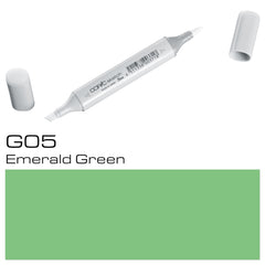 Add depth and dimension to your art with the COPIC SKETCH MARKER G05 EMERALD GREEN. Designed with a rich, vibrant pigment and a versatile brush tip, this marker allows for smooth, precise strokes and easy blending. Perfect for artists of all levels, it's a must-have for your collection.