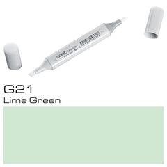 Copic Sketch Marker G21 Lime Green - Al Masam Stationery LLC