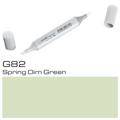 Create vibrant and detailed artwork with the COPIC SKETCH MARKER G82 SPRING DIM GREEN. With its high-quality ink, this marker provides smooth and consistent coverage, allowing you to add depth and dimension to your designs. Perfect for adding a touch of natural green to your spring-themed illustrations.